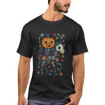 Calavera Pumpa Riddare Midnatt Ridning för Döda