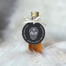 Calavera Skull Du har varit Boozed Halloween Gåvor Etiketter