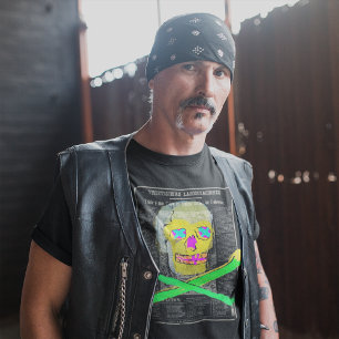 Calavera Skull Retro Vintage Mexikanskt brevtryck T Shirt