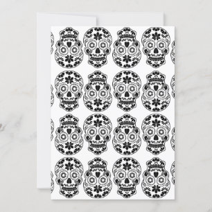 Calavera socker skalle godis_blommig mexikansk cal inbjudningar