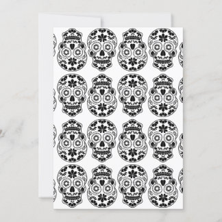 Calavera sockerskalle godis_blommig mexikansk cala inbjudningar