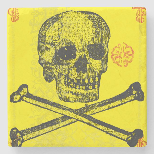 Calavera Sugar Skull Day of the dead Stenunderlägg (Framsidan)