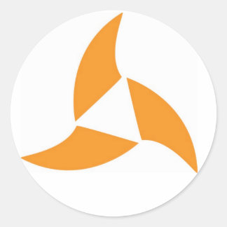 Calavera Surfa Company Logotyp Sticker Runt Klistermärke