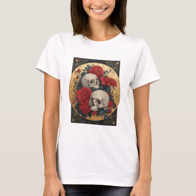 Calaveras de amor t shirt (Framsida)