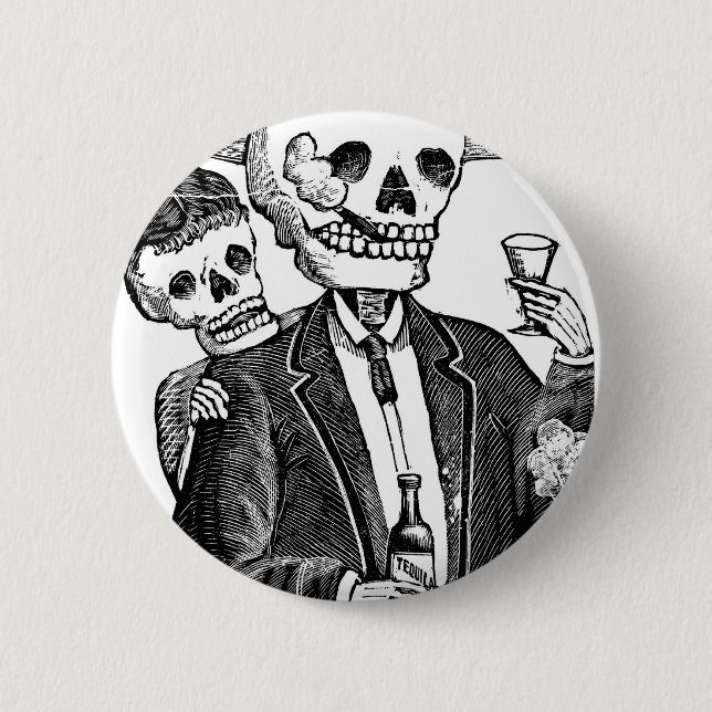Calaveras från Guadalajara, Mexico Knapp (Framsida)