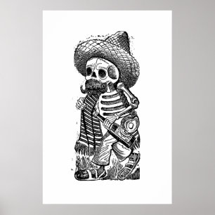 Calaveras från Heap av José Guadalupe Posada Poster