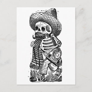 Calaveras från Heap av José Guadalupe Posada Vykort