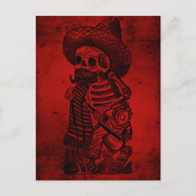 Calaveras från Heap av José Guadalupe Posada Vykort (Framsida)