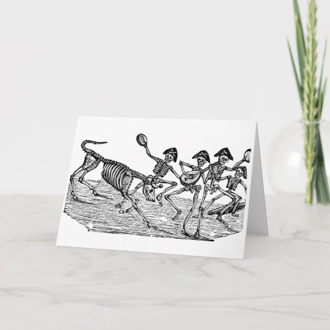 Calaveras på springet av tjurarna C. 1800's Kort (Framsida)