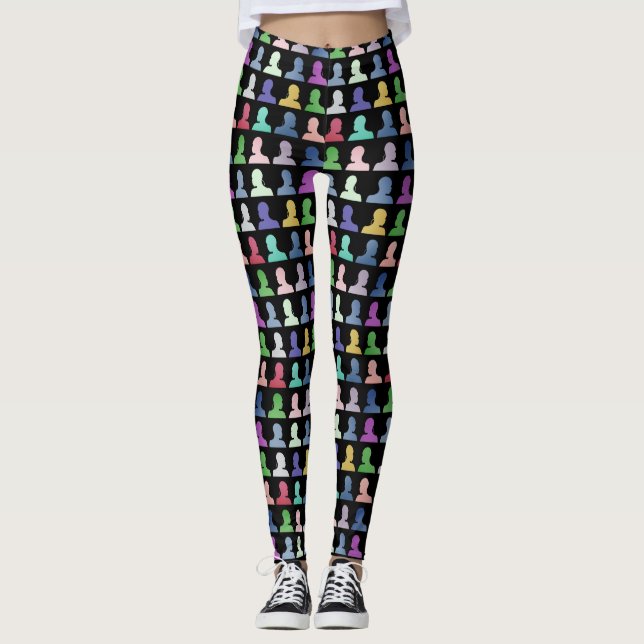 Calça legging com desenho de Capoeira (Framsida)