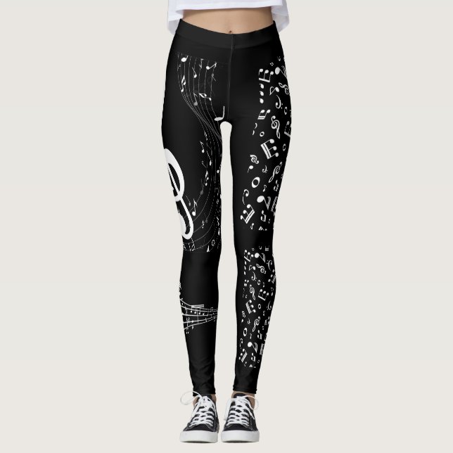 Calça legging notas musicais (Framsida)