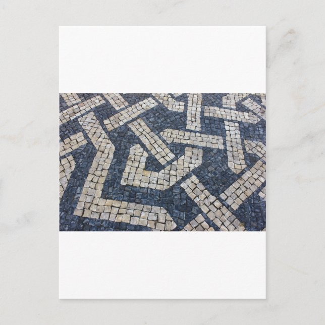 Calcada Portuguesa, Portugisiska Pavement Vykort (Framsida)