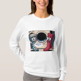 calcetines asustados t shirt