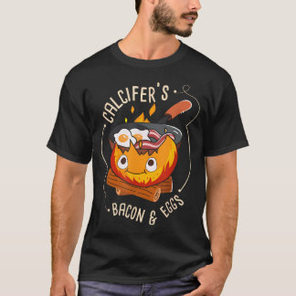 Calcifers Bacon And Egg I Camping Cooking I T Shirt