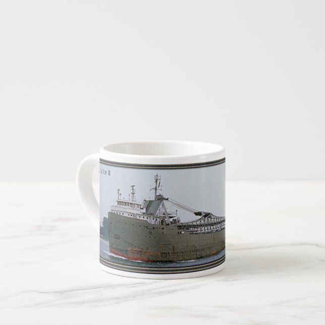 Calcite II grått espresso mugg Espressomugg (Framsida vänster)