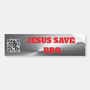 Calcomanía Para Auto Jesus räddar Jesus Chr Bildekal