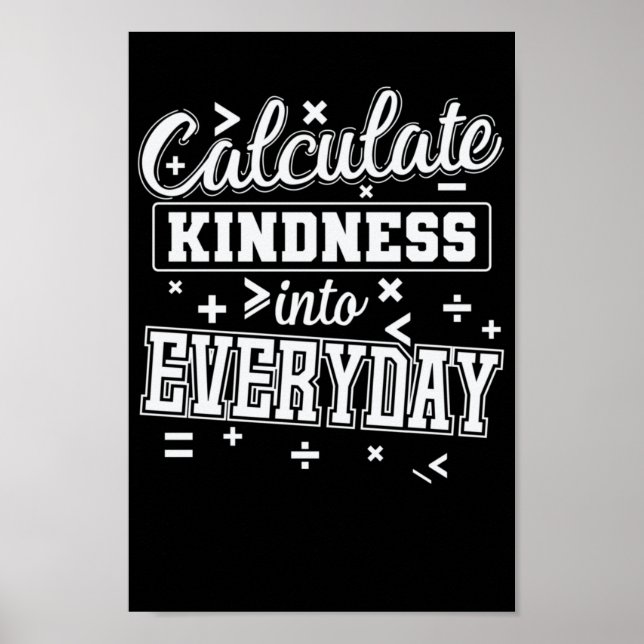 Calculate Kindness Into Everyday Mathematik Poster (Framsidan)