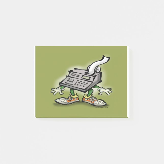 Calculator Boy Post-it Block (Framsida)