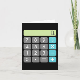 Calculator Halloween Costume Math Geek Coola Scary Kort