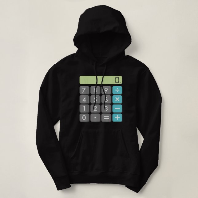 Calculator Halloween Costume Shirt Math Geek Coola T Shirt (Design framsida)