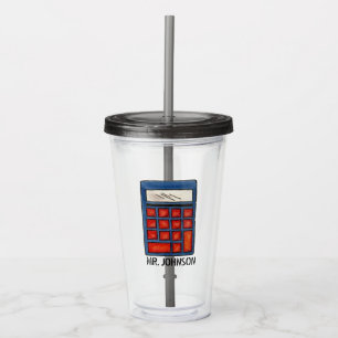 Calculator School Math Teacher Education Classroom Take Away Mugg