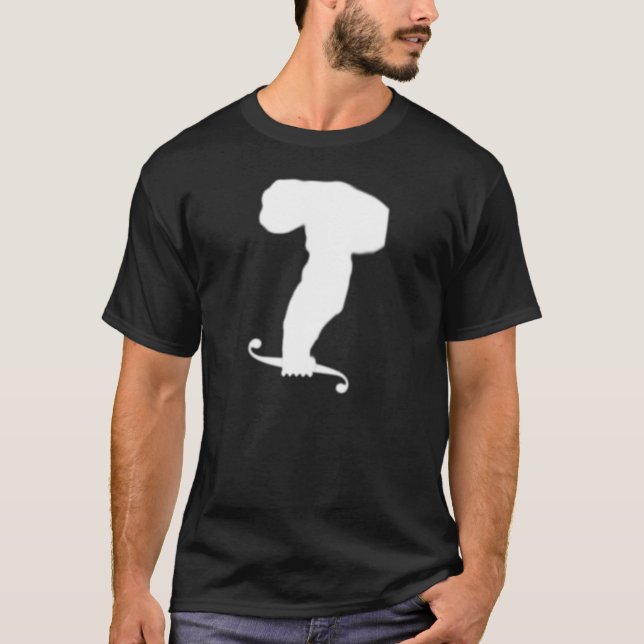 Calculus Ape (mörk kläder) Tee (Framsida)