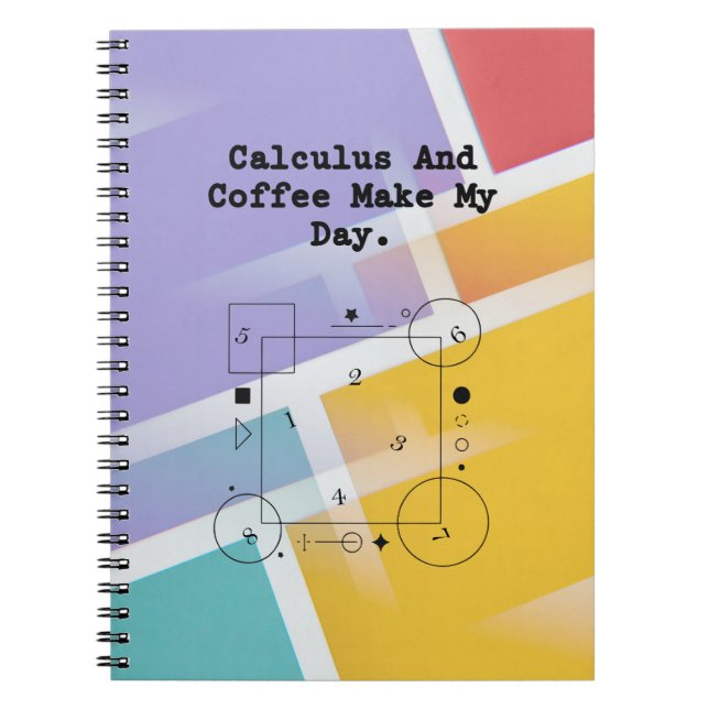 Calculus & Coffee Lover| Math Teacher Daily Ritual Anteckningsbok (Framsidan)