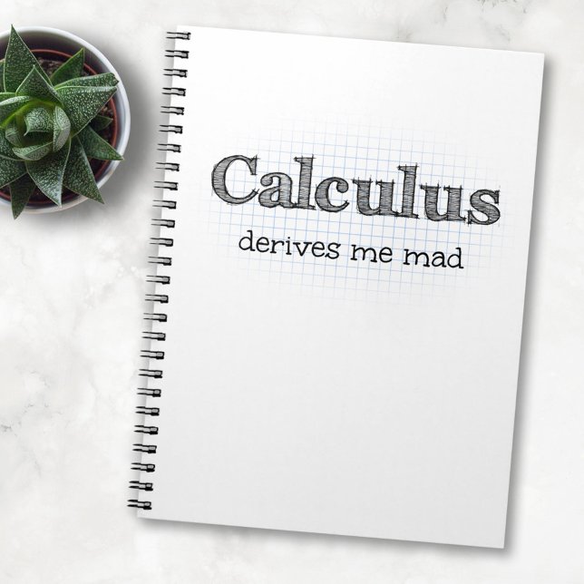 Calculus ger mig mad - en ynklig matematik anteckningsbok (Skapare uppladdad)