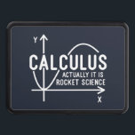 Calculus har faktiskt sin Rocket Science Funny Mat Dragkroksskydd<br><div class="desc">Lönsam magnetdesign för Math-vetenskapens nörd för vilket matematiskt geni eller genek som helst med en bra känsla av humor. Det roliga talesättet är "Calculus - I själva verket Is Rocket Science" med ett diagram från x till y-axel</div>