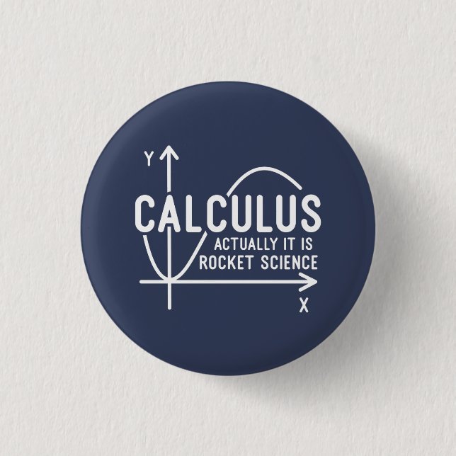 Calculus har faktiskt sin Rocket Science Funny Mat Knapp (Framsida)
