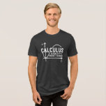 Calculus har faktiskt sin Rocket Science Funny Mat T Shirt<br><div class="desc">Lustigt Math science-skolnörd t-shirt för vilken ung matematik som helst,  eller gäk med en bra känsla av humor. Det roliga talesättet är "Calculus - I själva verket Is Rocket Science" med ett diagram från x till y-axel</div>