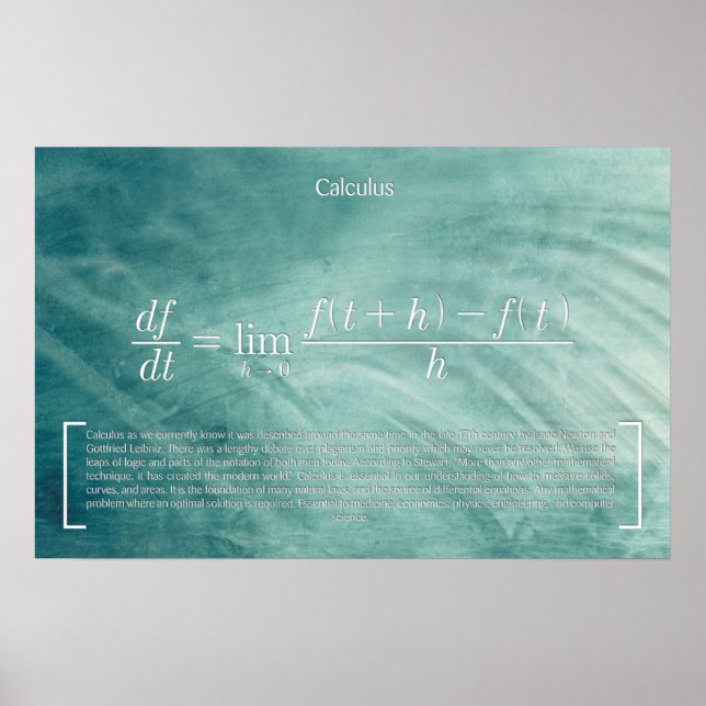 Calculus - Math Poster (Framsidan)