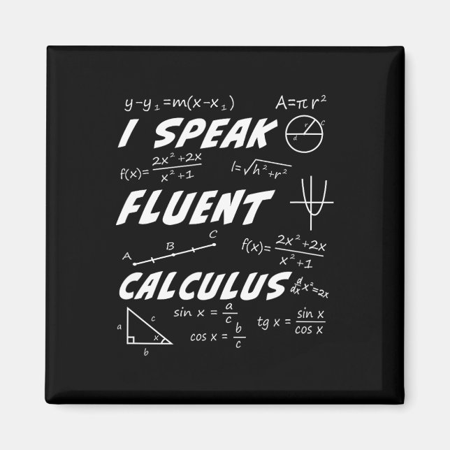 Calculus Pi Day Algebra Geometry Trigonometry Stud Magnet (Framsidan)
