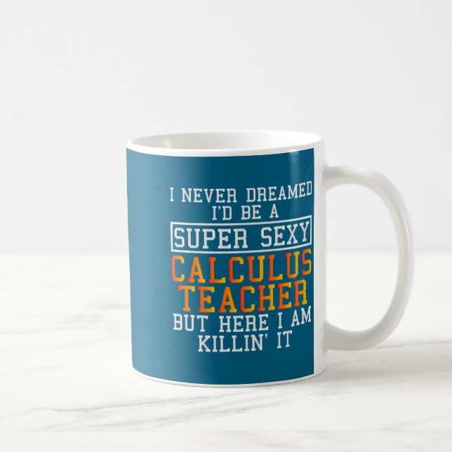 Calculus Teacher Funny Math Professor  Kaffemugg (Höger)