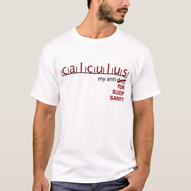 CalculusAnti-Drog T-shirt (Framsida)