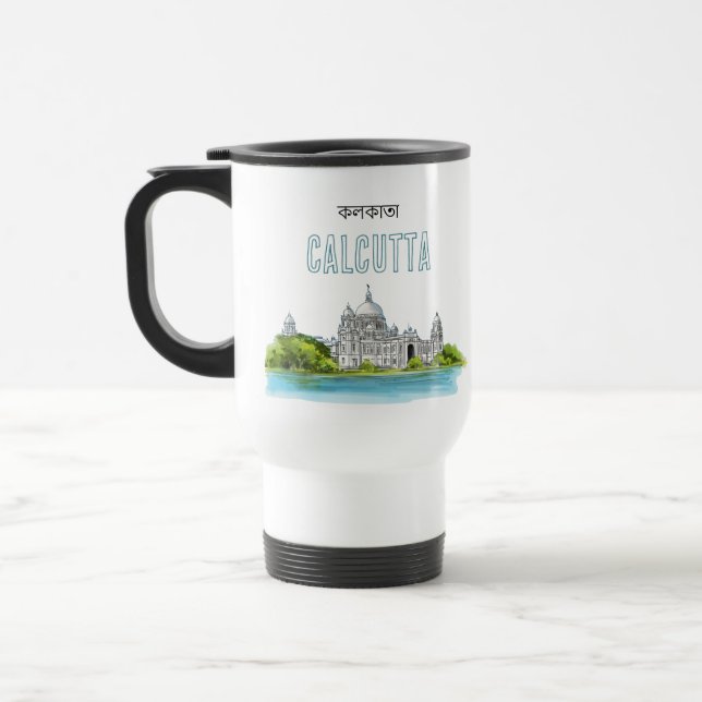 Calcutta ’Victoria Memorial’ Kolkata Bengali Resemugg (Vänster)
