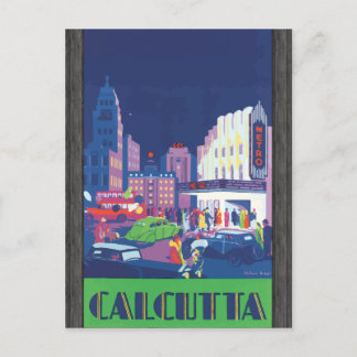 Calcutta, Vintage Vykort