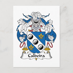 Caldeira Family Crest Vykort