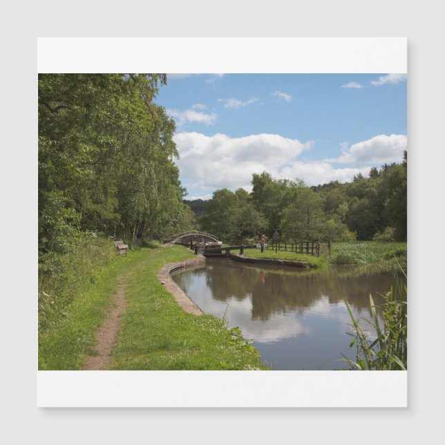 Caldon-kanalen Cheddleton Stbudsdshire (Framsida)