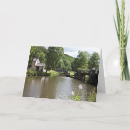 Caldon-kanalen Consall Stviddshire Tack Kort