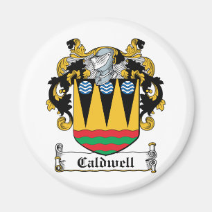 Caldwell familjvapensköld magnet