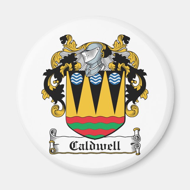 Caldwell Family Crest Magnet (Framsidan)
