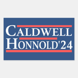 Caldwell Honnold 2024 Rektangulärt Klistermärke