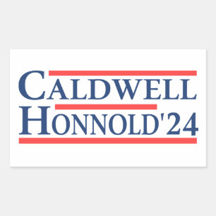 Caldwell Honnold 2024 Rektangulärt Klistermärke