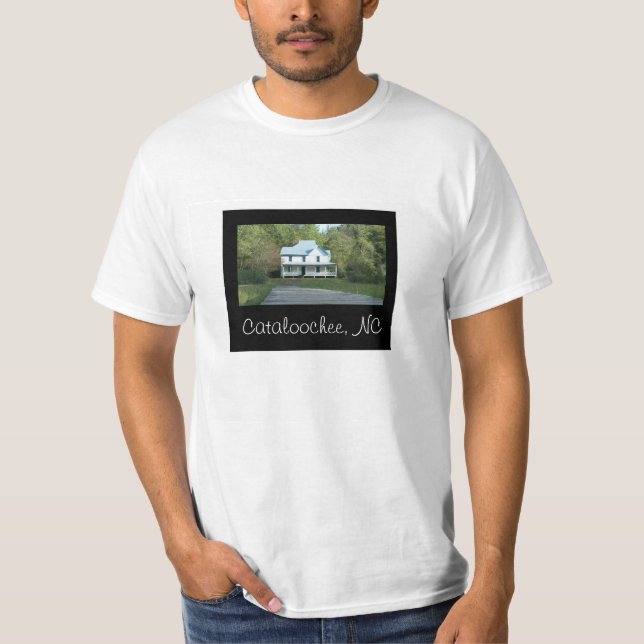 Caldwell house,Cataloochee,NC Tee (Framsida)