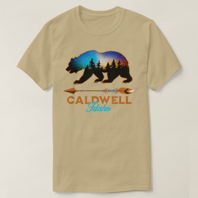 Caldwell Idaho Souvenir T Shirt (Design framsida)