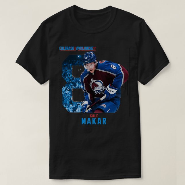 Cale Makar Ice Hockey Edit Avalanche T Shirt (Design framsida)