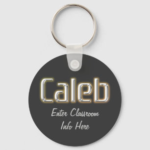 Caleb legitimation KeyChain Nyckelring