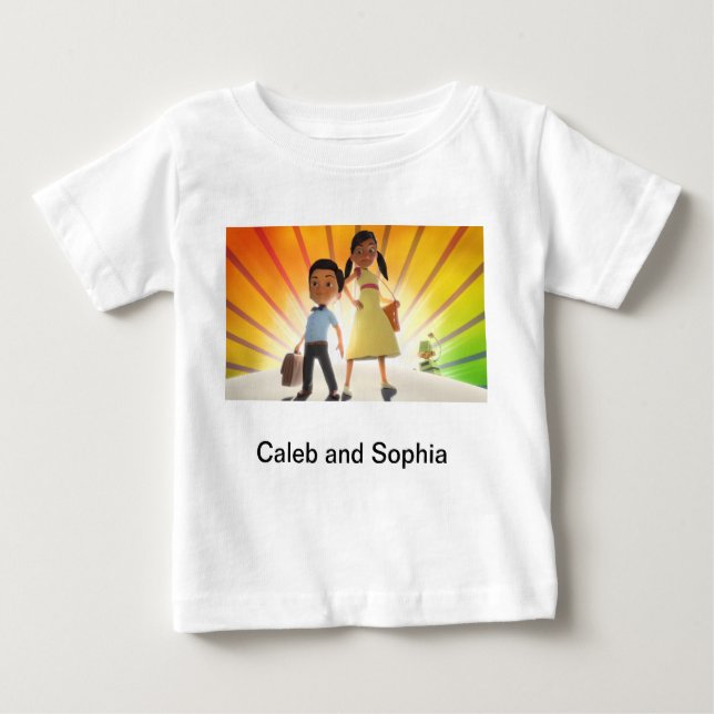 Caleb och Sophia skjorta Tee Shirt (Framsida)