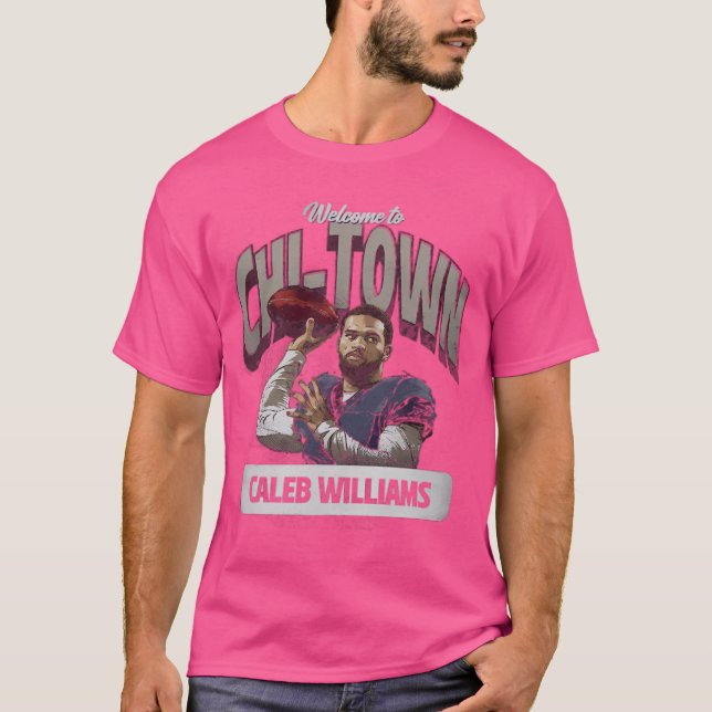 Caleb Williams Chicago Välkommen till Chi-Town Edi T Shirt (Framsida)